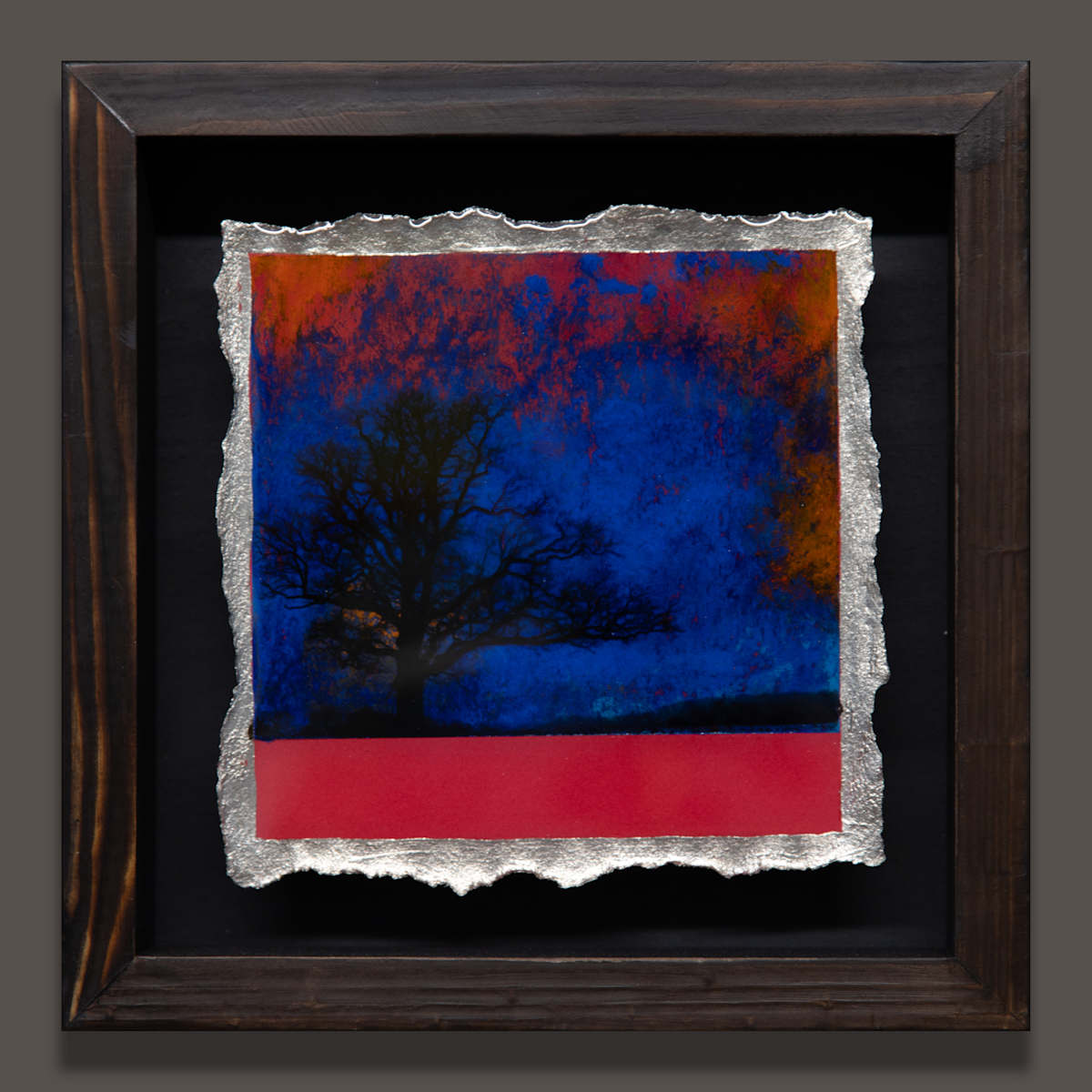 I CONTAIN MULTITUDES - Medium Blue on Strawberry by Mark Welland, Image 2.