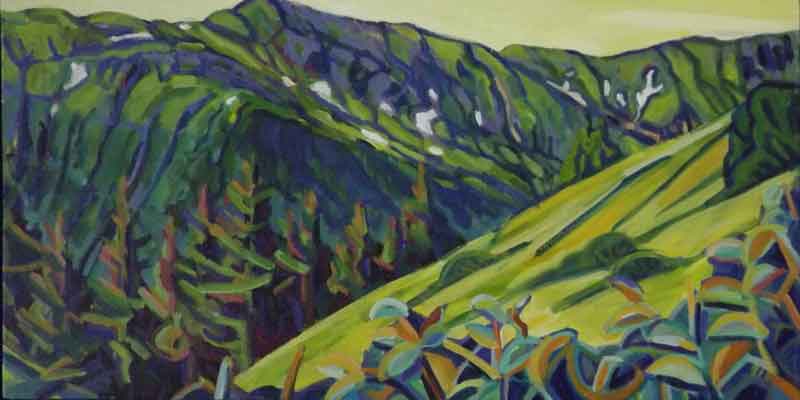 Mt. Juneau from Mt. Roberts by Barbara Craver 