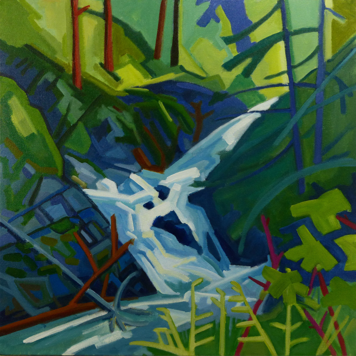 X'aas (Waterfall) at Thane by Barbara Craver 