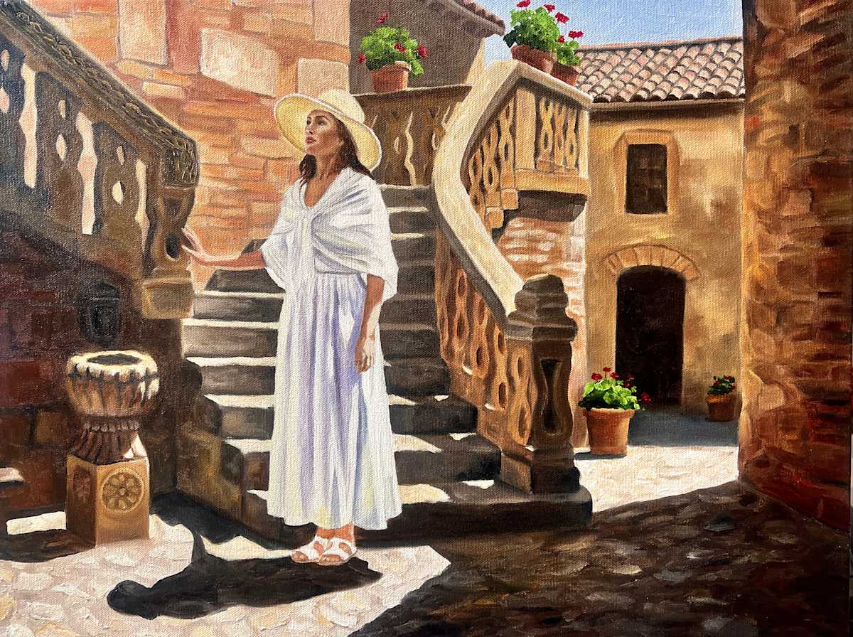 Sunlight on Ancient Stone by Sunny Dawn Freeman, Image 1.