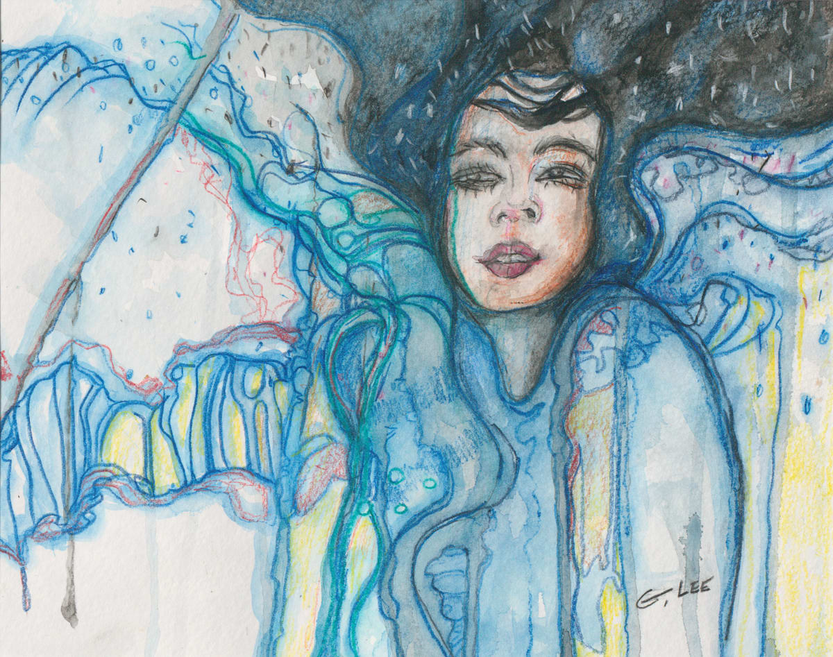 Blue Angel by George Douglas Lee  Image: Prints Available