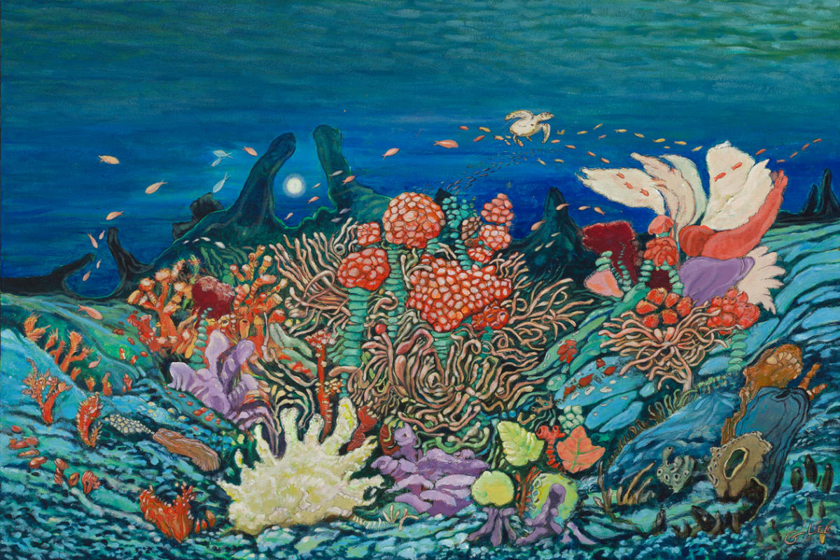 Balinese Reef by George Douglas Lee  Image: Prints available