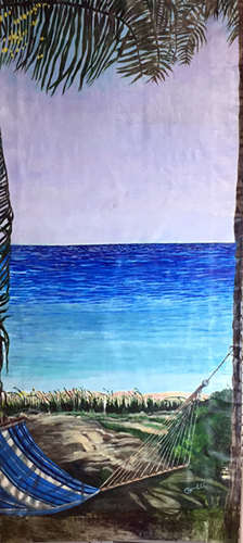 Relaxing By the Caribbean by George Douglas Lee, Image 1.