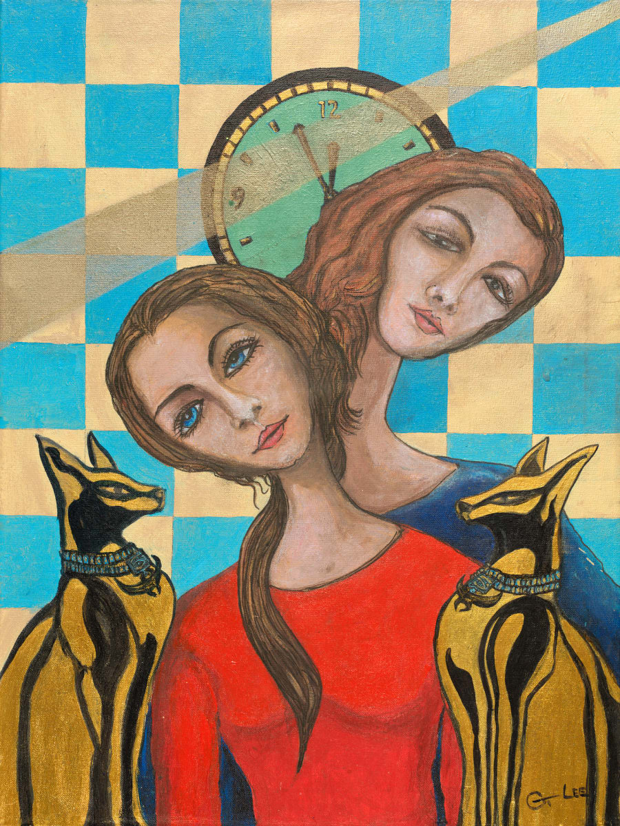 11:59 Cybil and Veronica by George Douglas Lee  Image: Prints Available