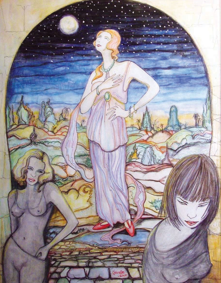 Dreamers by George Douglas Lee  Image: Prints Available