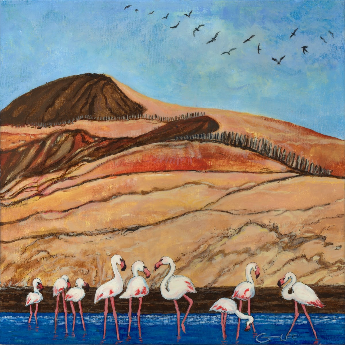 Desert Legs by George Douglas Lee  Image: Prints available