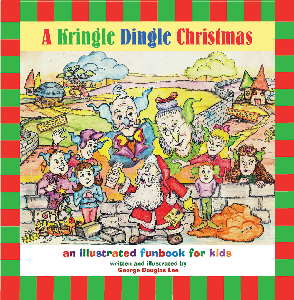 Kringle Dingle Christmas Book by George Douglas Lee  Image: An Illustrated Funbook for Kids