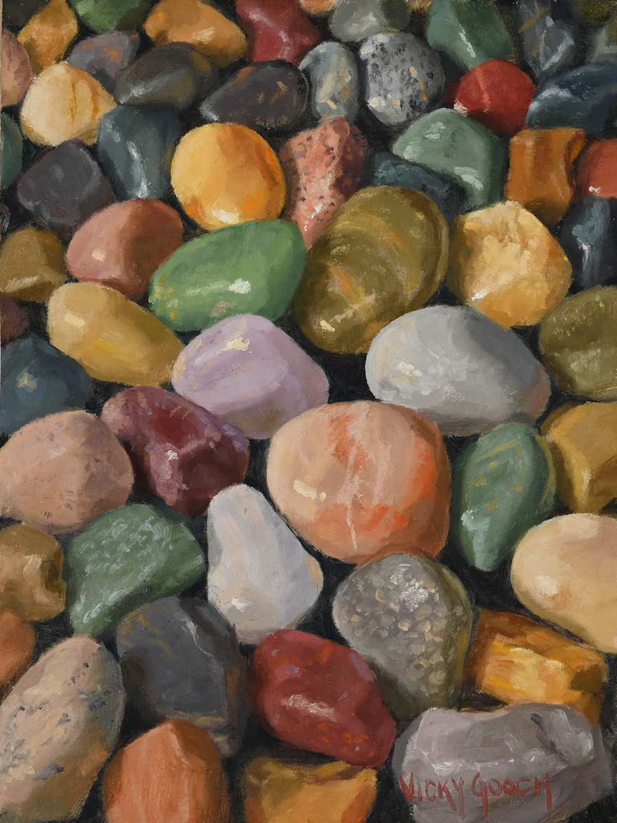 Pretty Rocks 2 by Vicky Gooch 