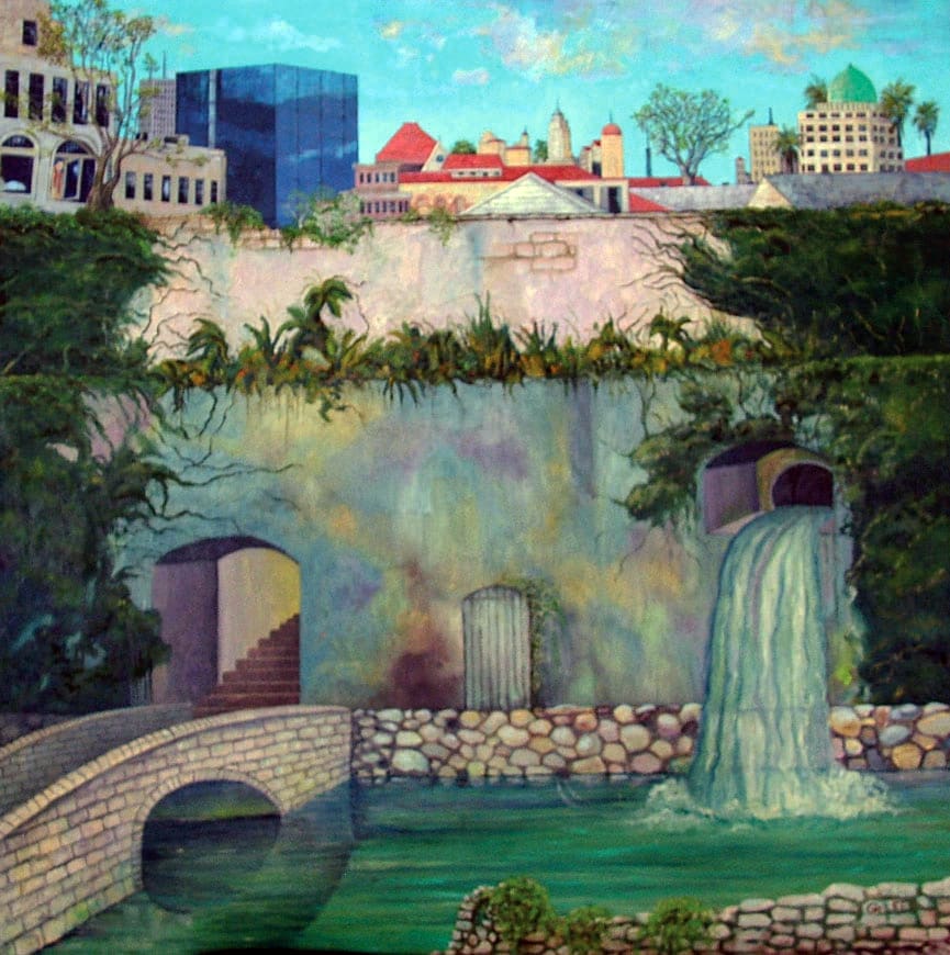 Riverwalk by George Douglas Lee  Image: Prints Available