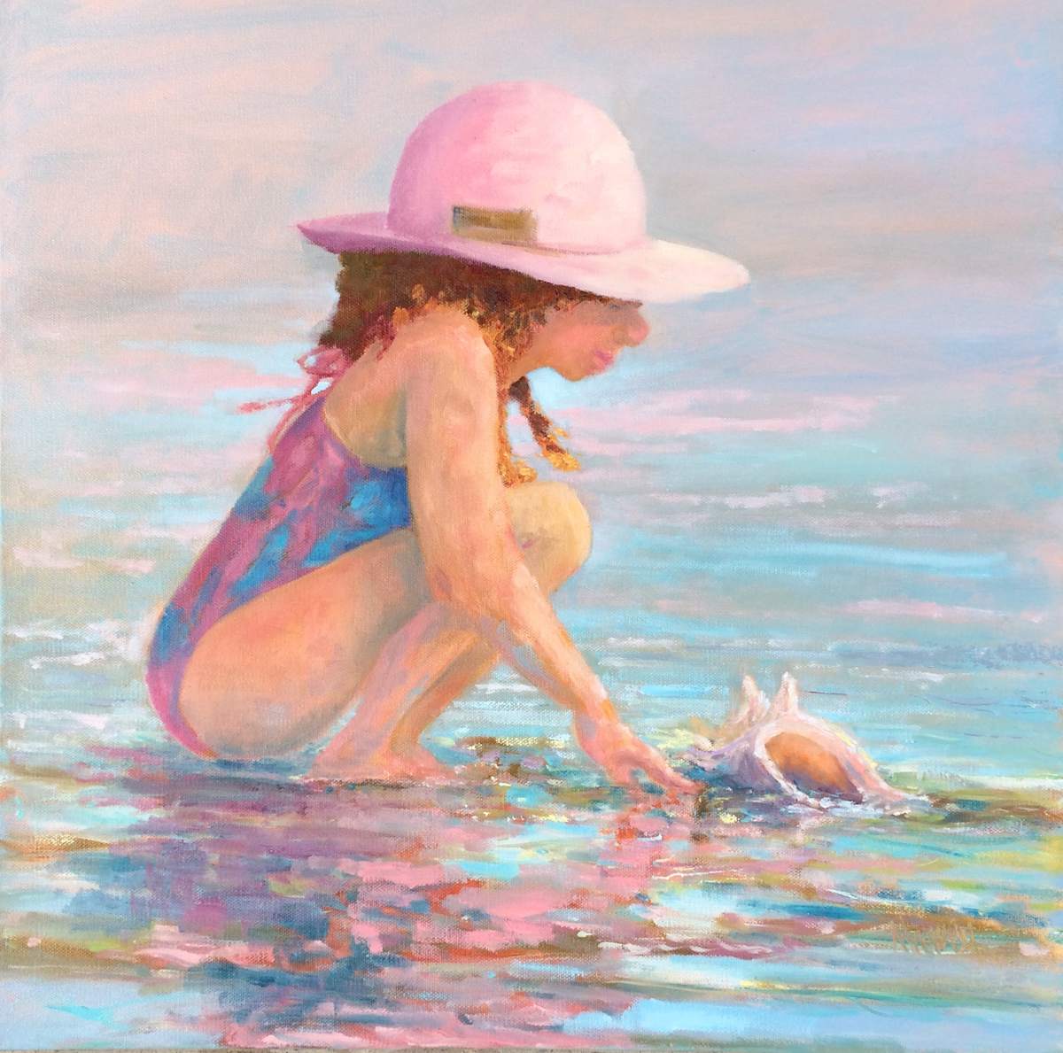 Shell Seeker by Nancy Sterling Tyler, Image 1.