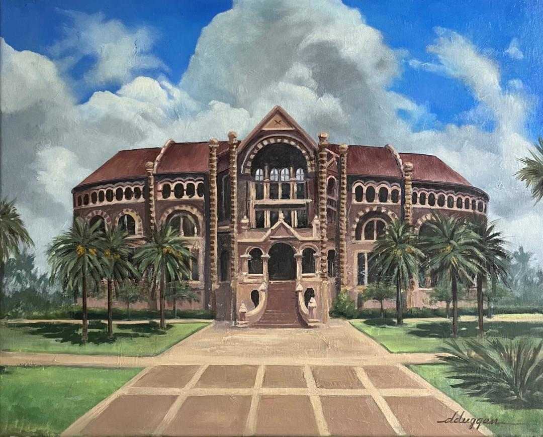 Standing Strong by Dianne Duggan  Image: "Old Red" the first hospital in the State of Texas