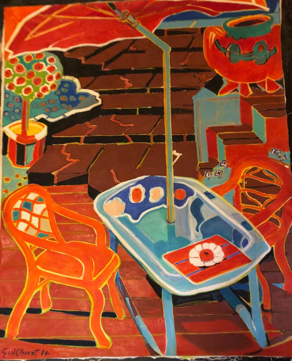 Summer-View Walkway by Robin "Bob" Guicheret 
