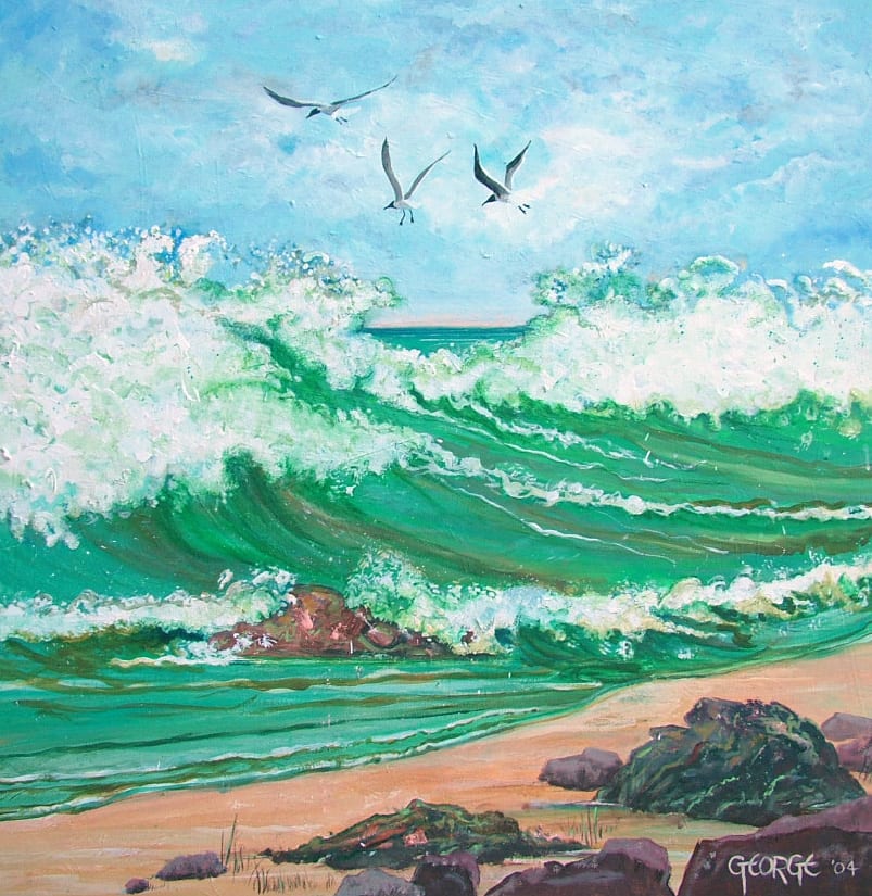 Wind and White Water by George Douglas Lee  Image: Prints Available
