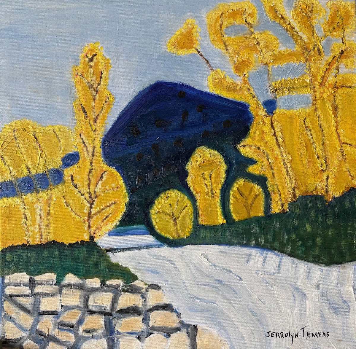 Yellow Trees by Jerrolyn Travers, Image 3.