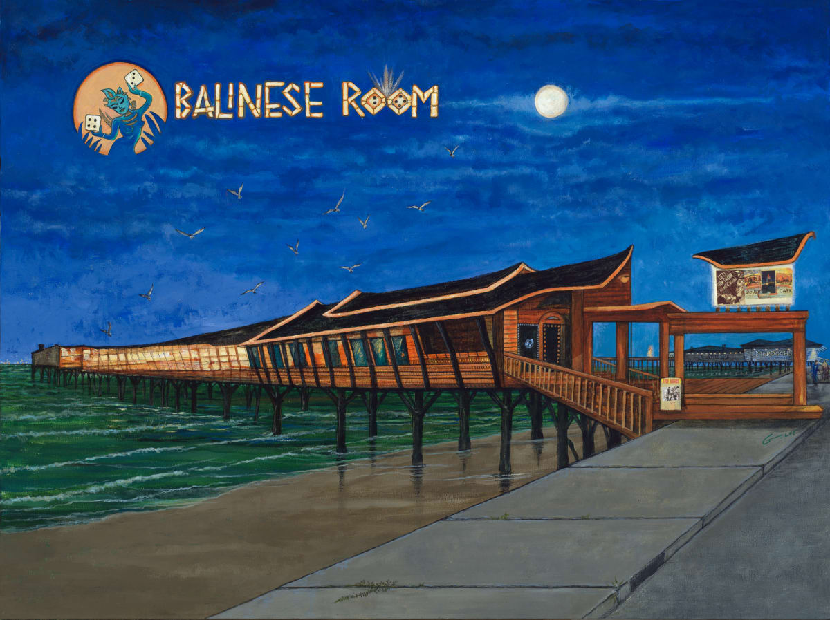 Balinese Room Redux by George Douglas Lee  Image: Prints available (14" x 11")