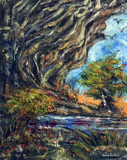 Cliffside Grotto by George Douglas Lee, Image 1.