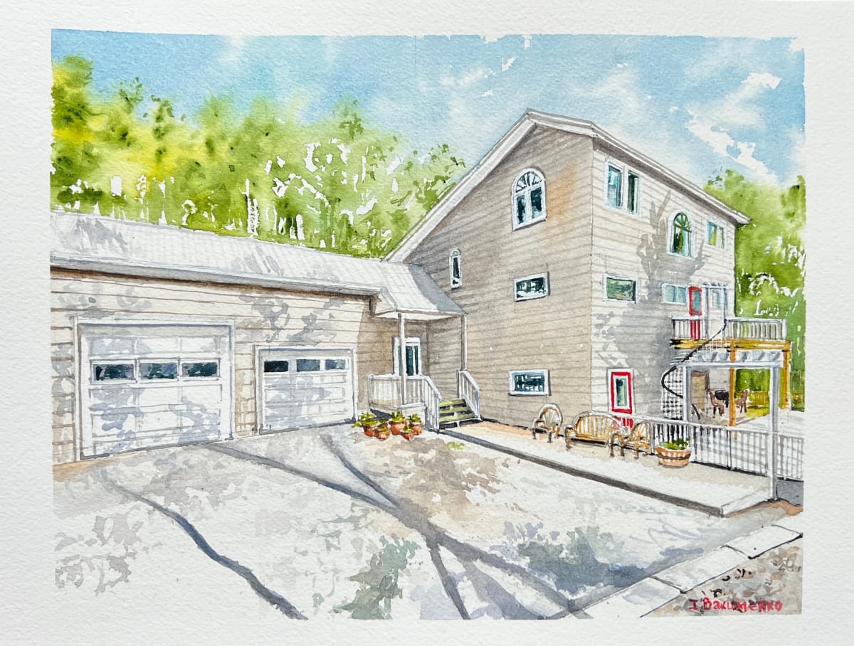 House Portrait # 363 by Irina Bakumenko BEEBLAGOART 