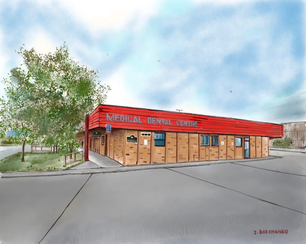 House Portrait # 362 Digital by Irina Bakumenko BEEBLAGOART 