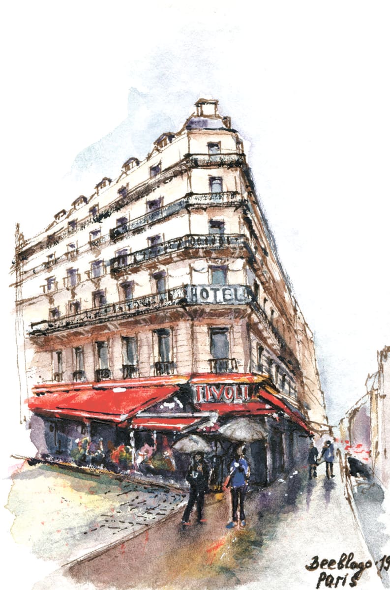 Paris 2020 N 4 by Irina Bakumenko BEEBLAGOART 