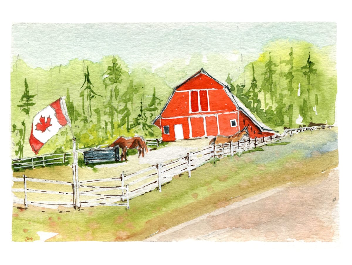 O, Canada by Irina Bakumenko BEEBLAGOART 