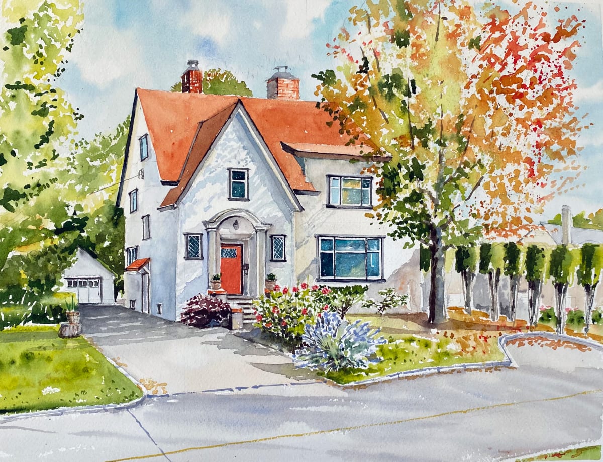 Willis House by Irina Bakumenko BEEBLAGOART 