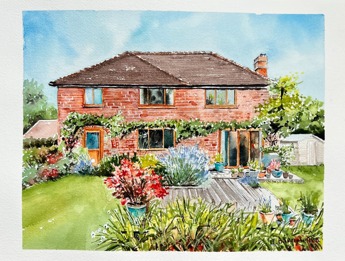 House Portrait # 367 by Irina Bakumenko BEEBLAGOART 