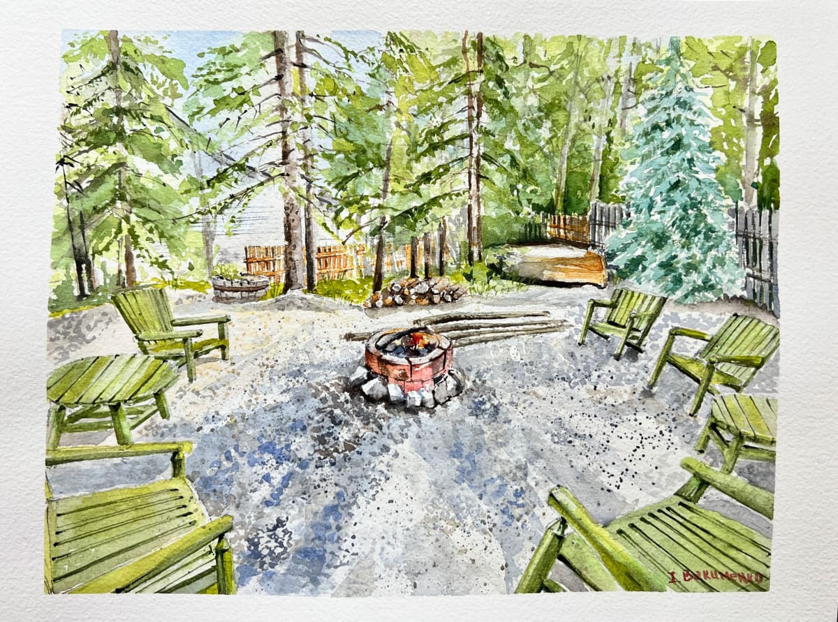 House Portrait # 361 by Irina Bakumenko BEEBLAGOART 