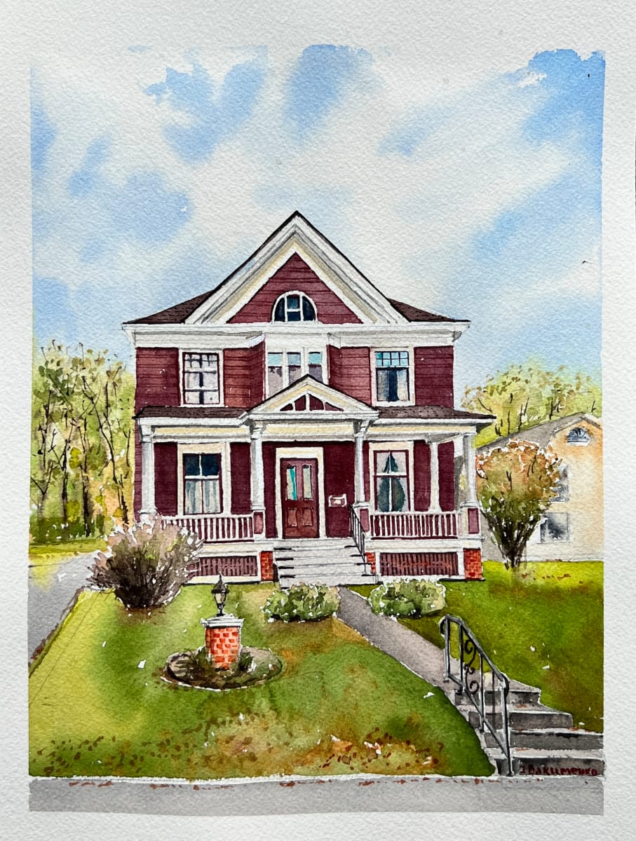 House Portrait # 370 by Irina Bakumenko BEEBLAGOART 