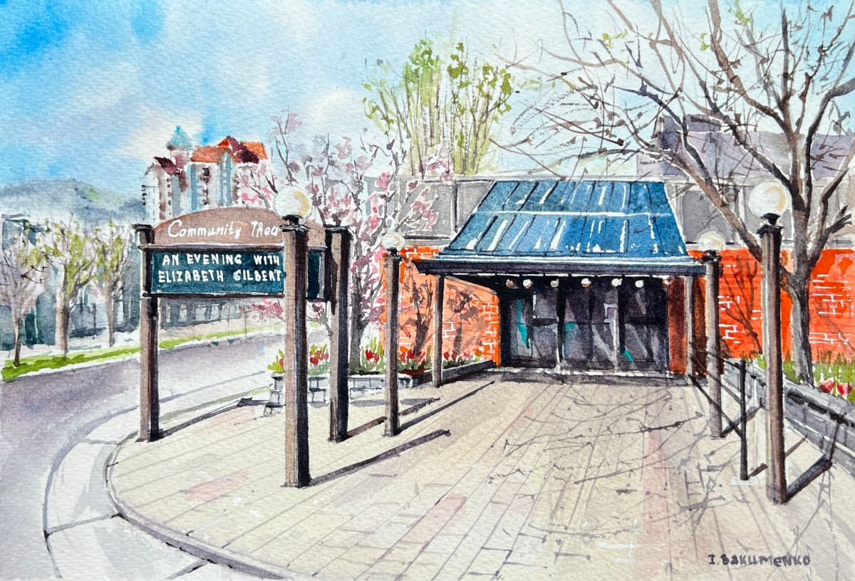 Kelowna’ a Spring Stage ( # 449) by Irina Bakumenko BEEBLAGOART 