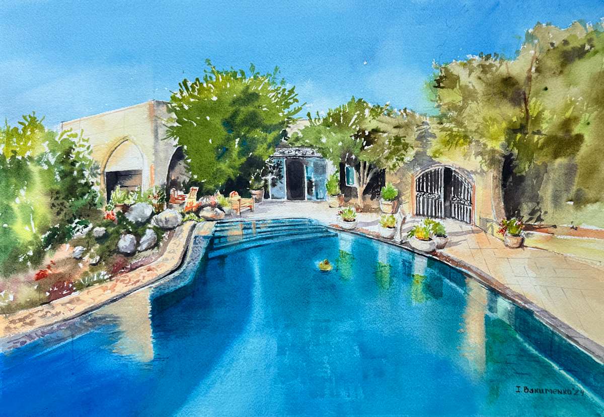 House Portrait # 540 by Irina Bakumenko BEEBLAGOART 