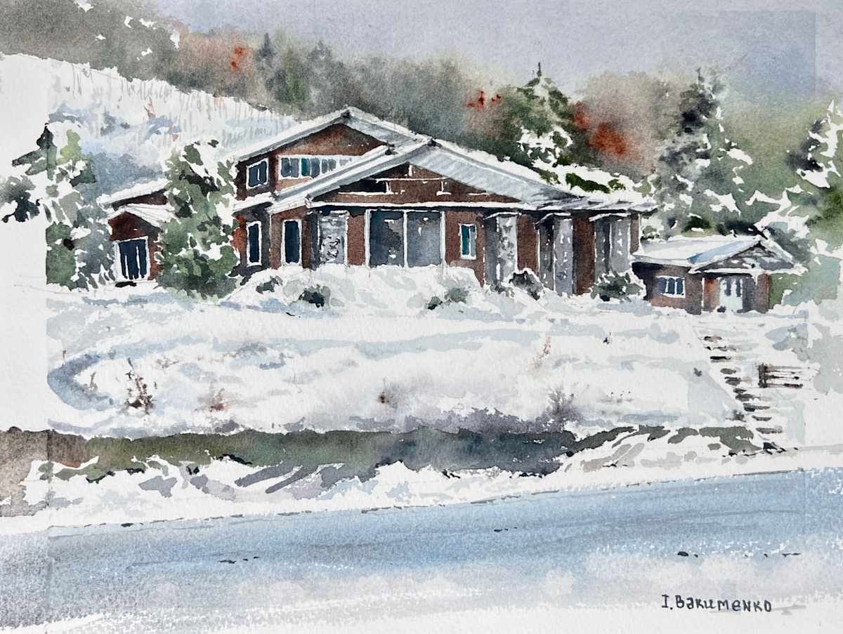 House Portrait #519 by Irina Bakumenko BEEBLAGOART 