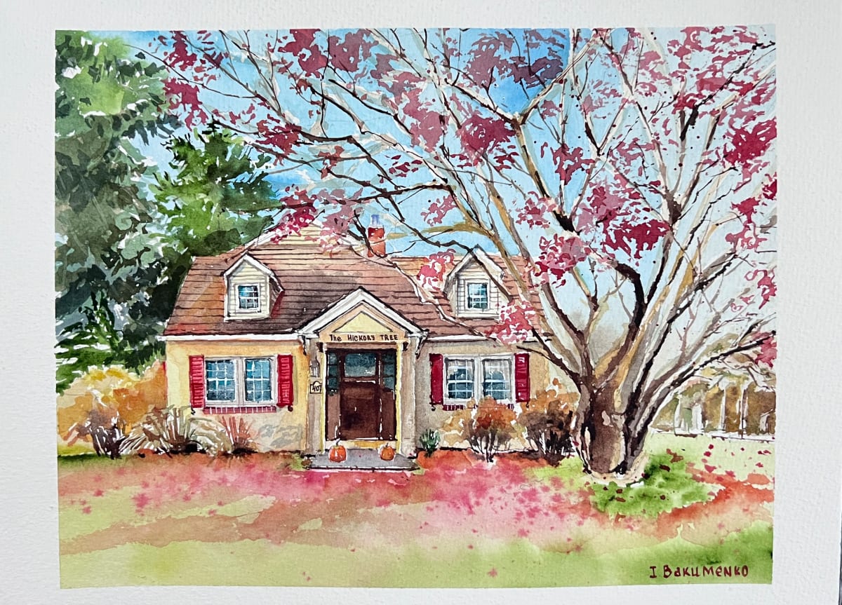 House portrait # 497 by Irina Bakumenko BEEBLAGOART 