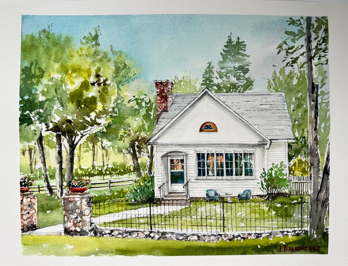 House Portrait # 325 by Irina Bakumenko BEEBLAGOART 