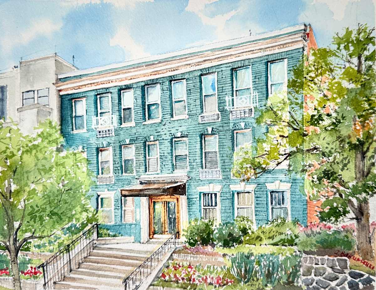 House Portrait # 536 by Irina Bakumenko BEEBLAGOART 