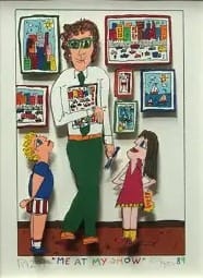 “Me At My Show” by James Rizzi 