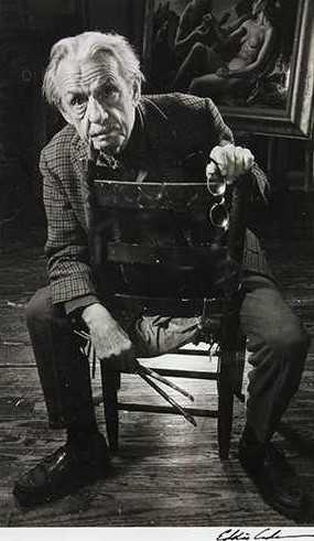 “Thomas Hart Benton” by Eddie Adams, Image 1.