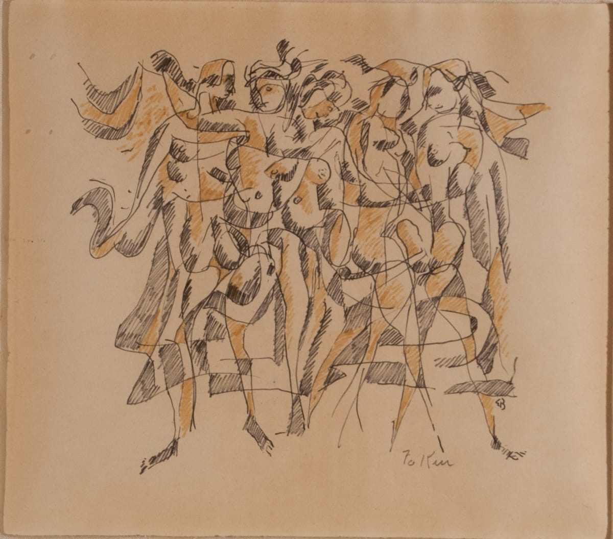 Abstract Dancers by Edgar Britton 