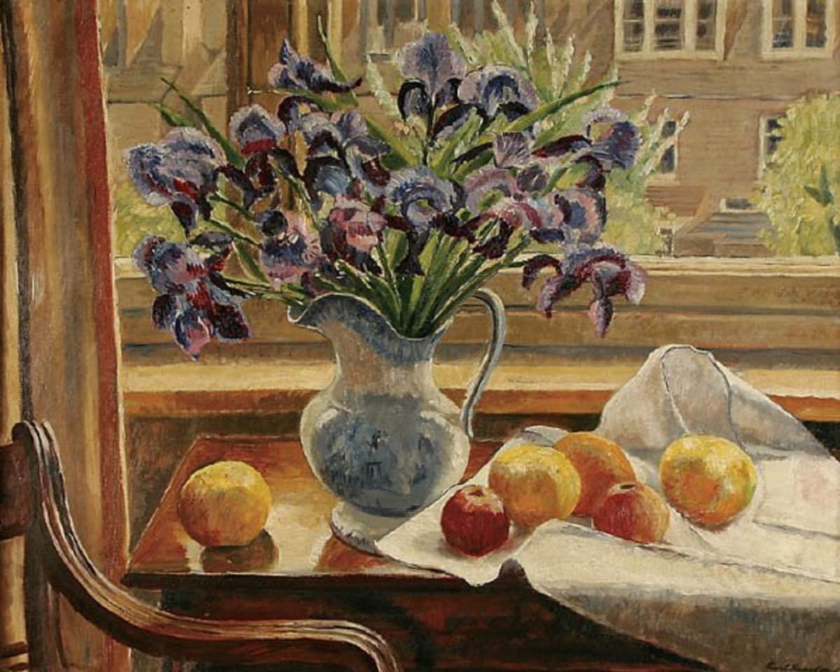 Floral Still Life by Karl Hagedorn 
