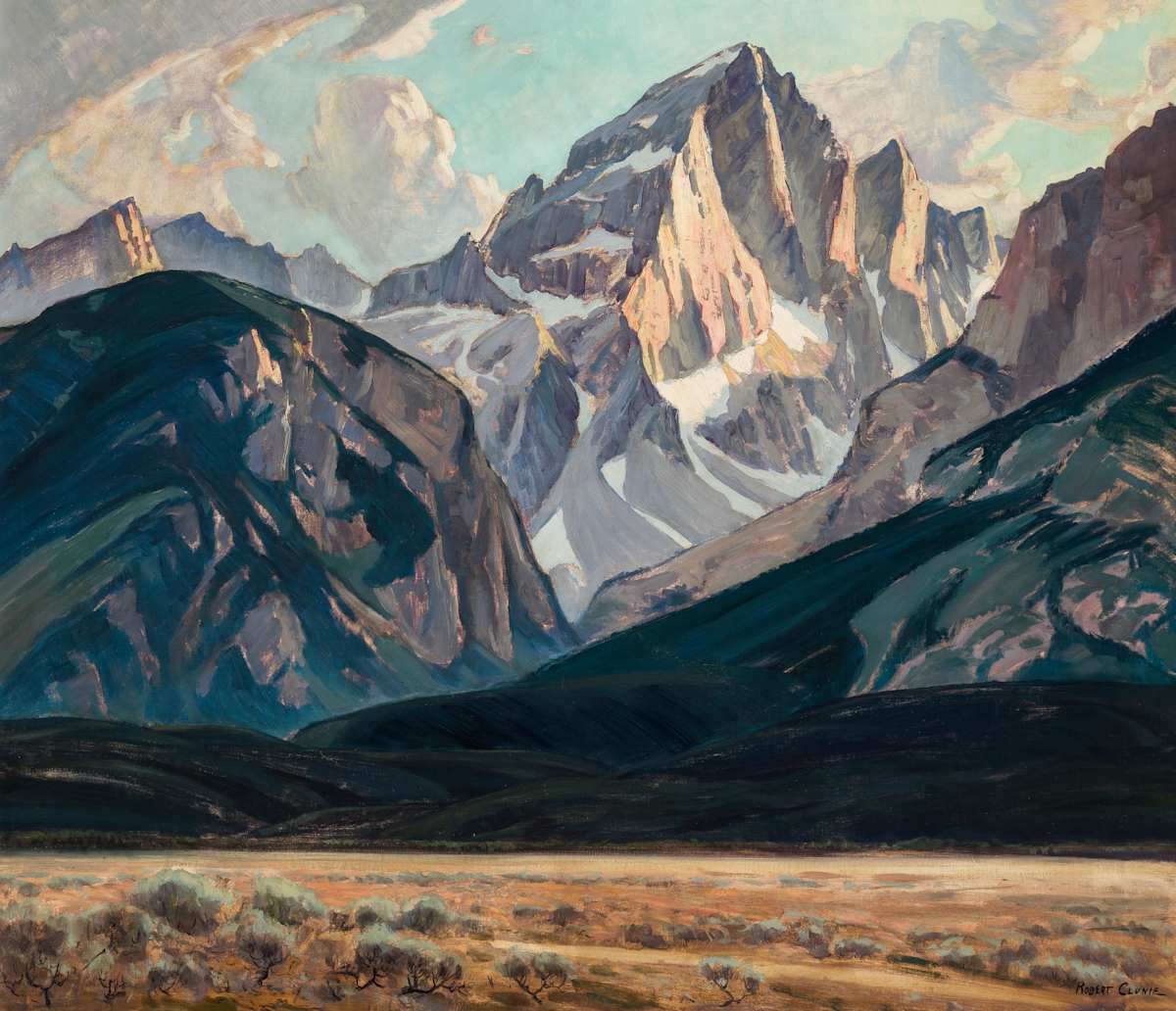 “Buck Mountain, Grand Teton Range Wyo” by Robert Clunie 