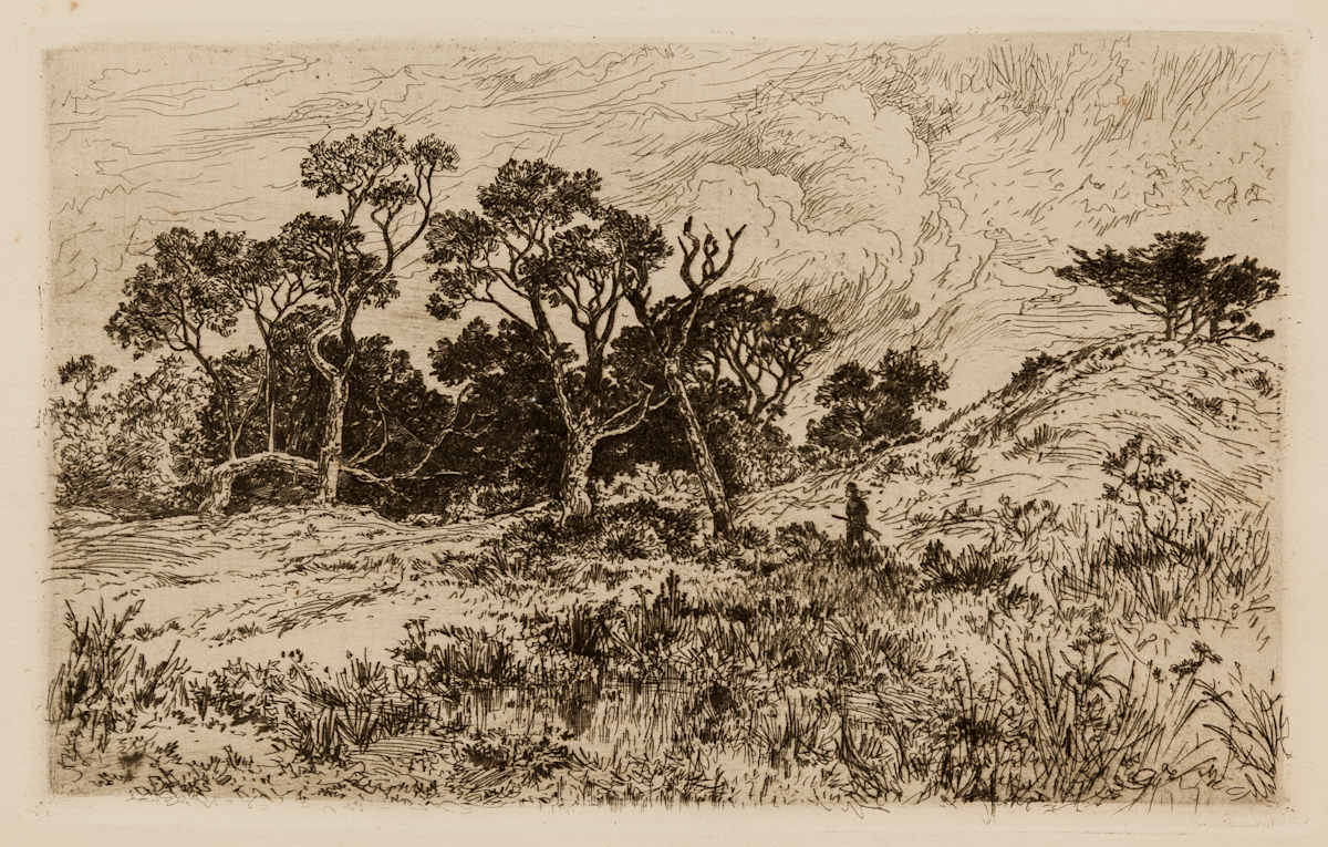 “Hunting Berkshires” by Thomas Moran 