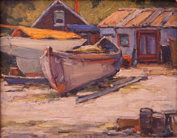 The Boatyard by Walter Farndon 