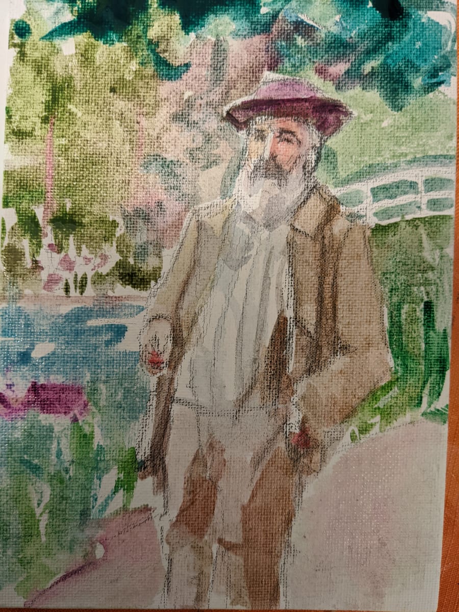 Claude Monet by Maria Kelebeev 