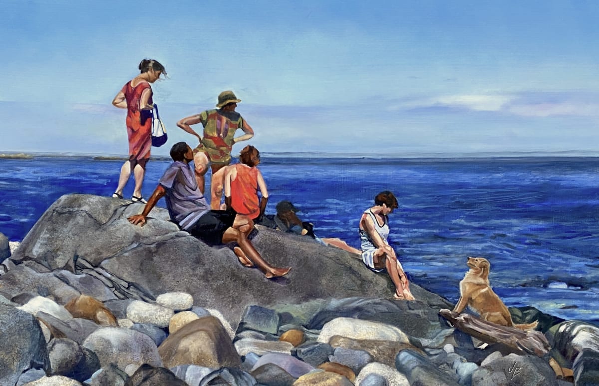 Bathers by Joan Brady 