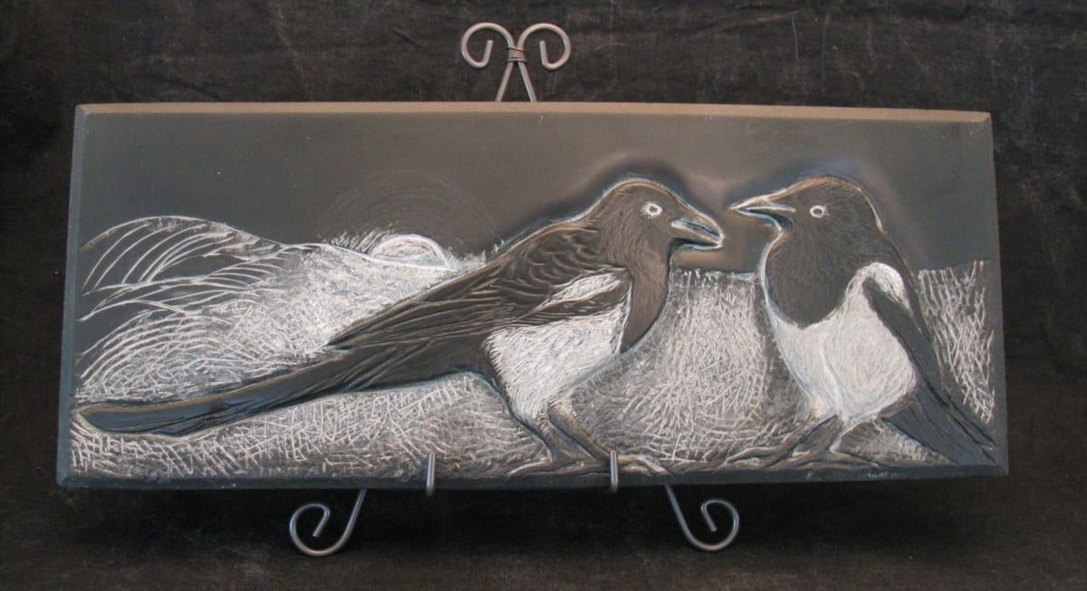 Yackety Yack White and Black by Kathryn Vinson, Image 1.