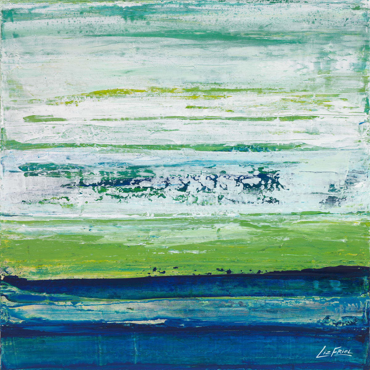 Closeout by Liz Friel  Image: Closeout by L.Friel
Abstract original 24x24 on cradled panel / sold 