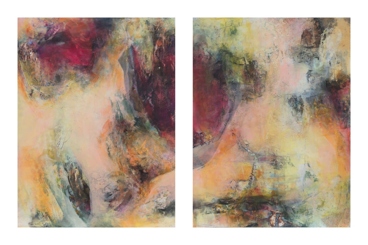 Off Kilter by Jen Crowe  Image: Diptych of Off Kilter