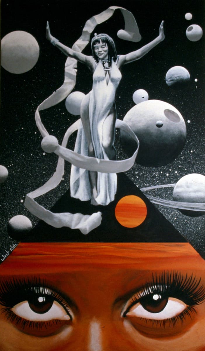 Eyes of Auset, Limited Edition Print, 1 of 2 by Walt Wali Neil 
