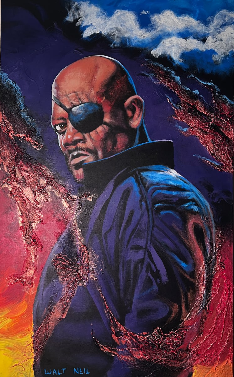 Samuel Jackson as Nick Fury by Walt Wali Neil 