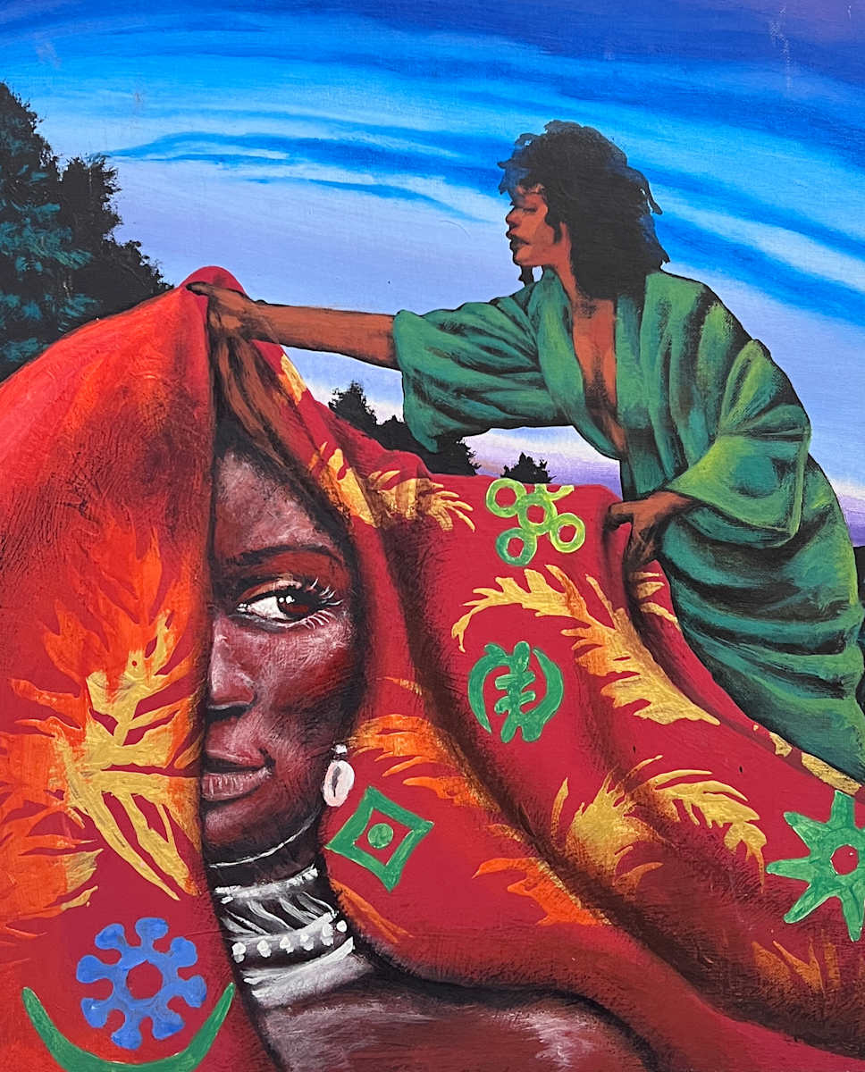 Women with Cape by Walt "Wali" Neil, Image 1.