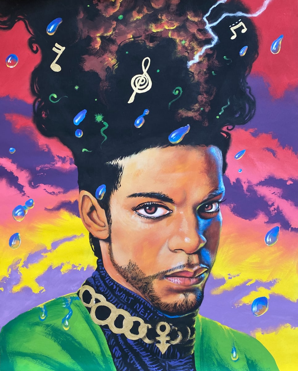 Cosmic Prince Poster, Limited Edition by Walt Wali Neil 